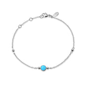 Bonheur Birthstone Bracelet Sterling Silver