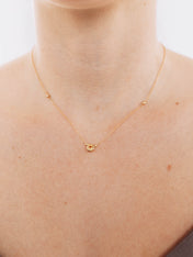Bonheur Birthstone Necklace Gold