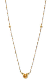 Bonheur Birthstone Necklace Gold