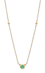 Bonheur Birthstone Necklace Gold