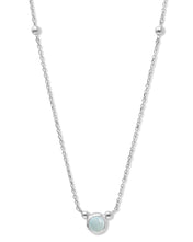 Bonheur Birthstone Necklace Sterling Silver