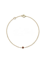 Birthstone Bezel Bracelet