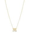 Mini Initial Necklace 14K Gold