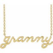 Granny Necklace Gold