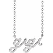 Gigi Necklace Silver