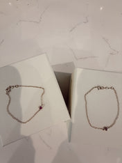 Birthstone Bezel Bracelet