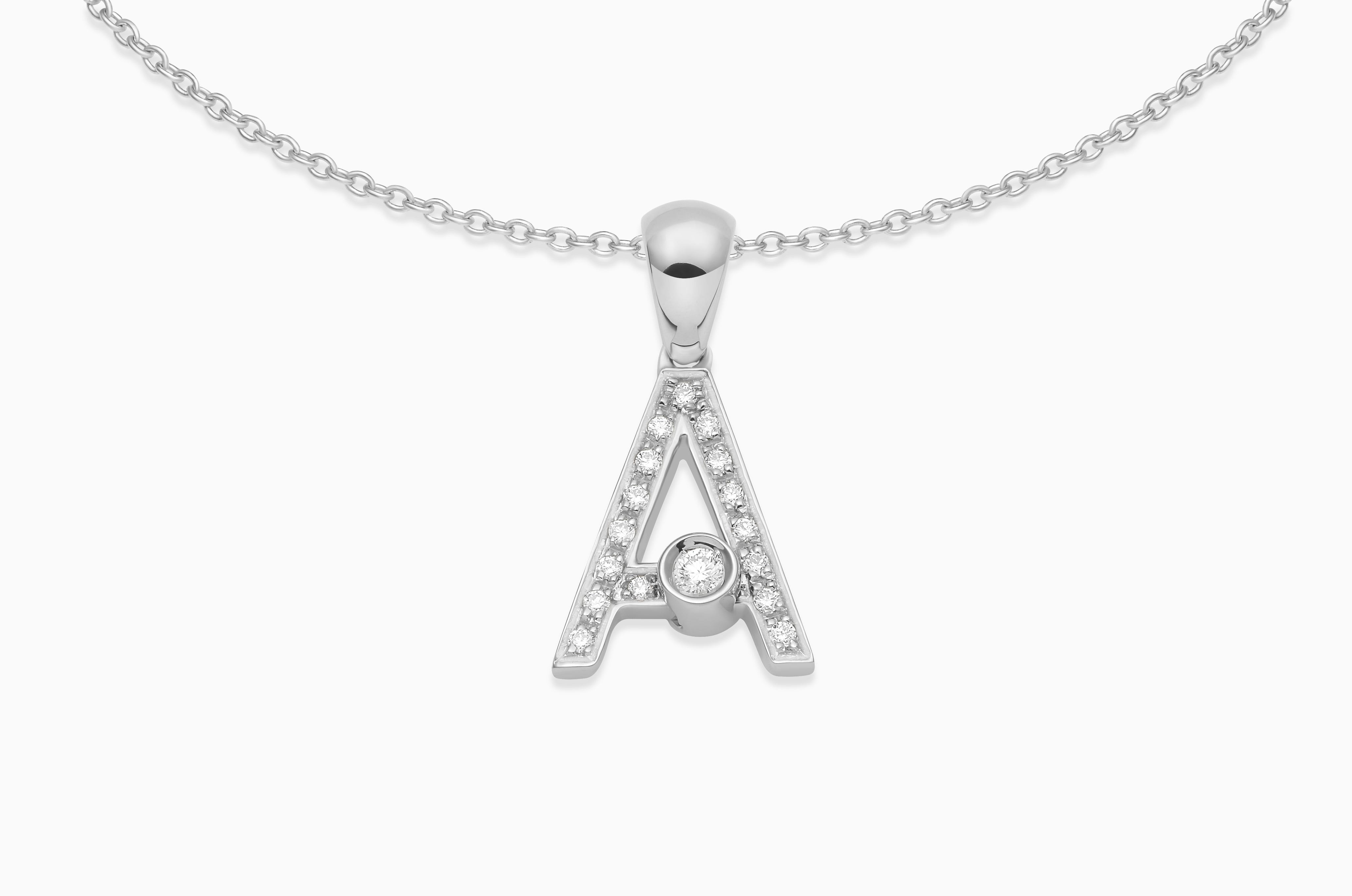 Joujou Diamond A-Z Necklace