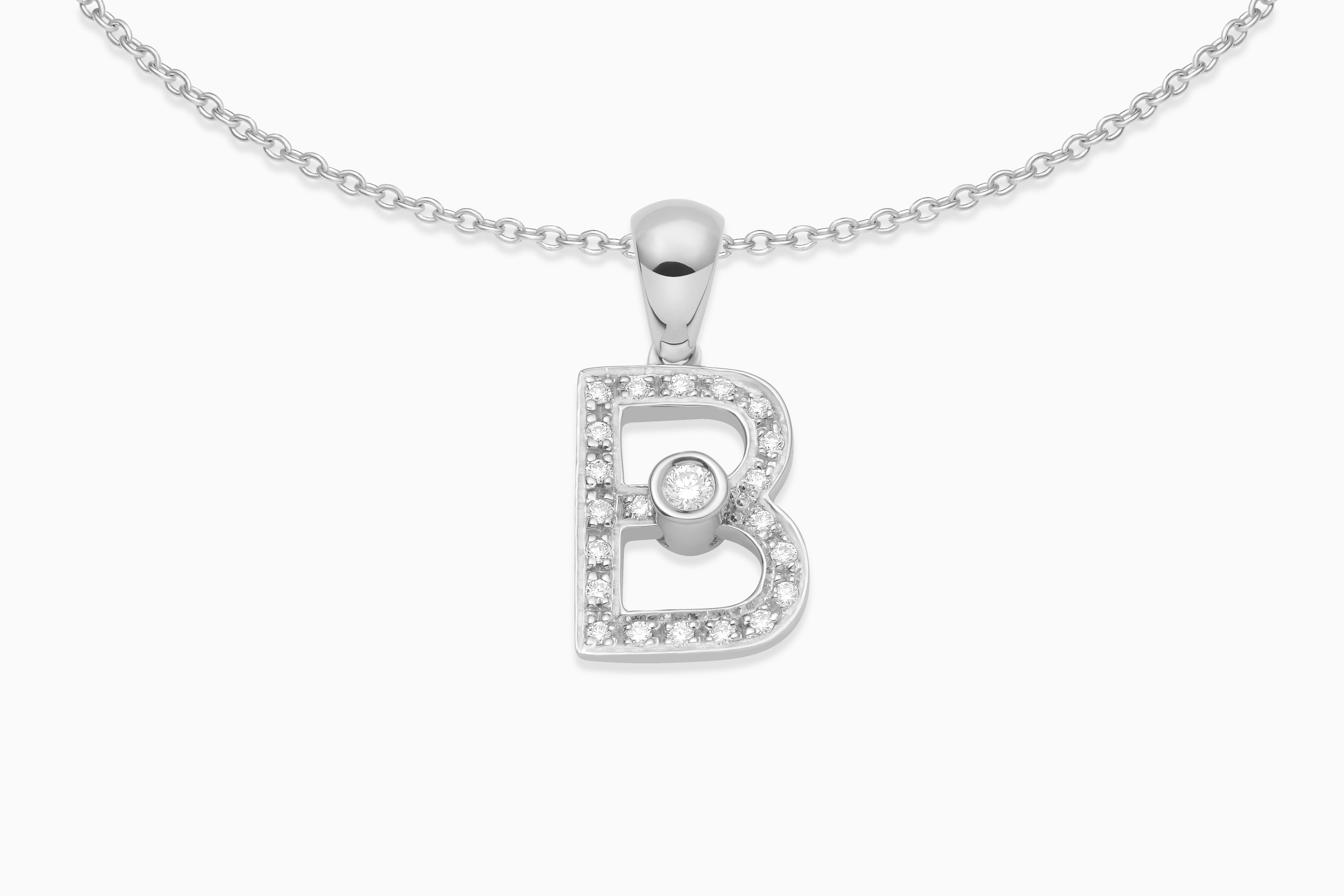 Joujou Diamond A-Z Necklace