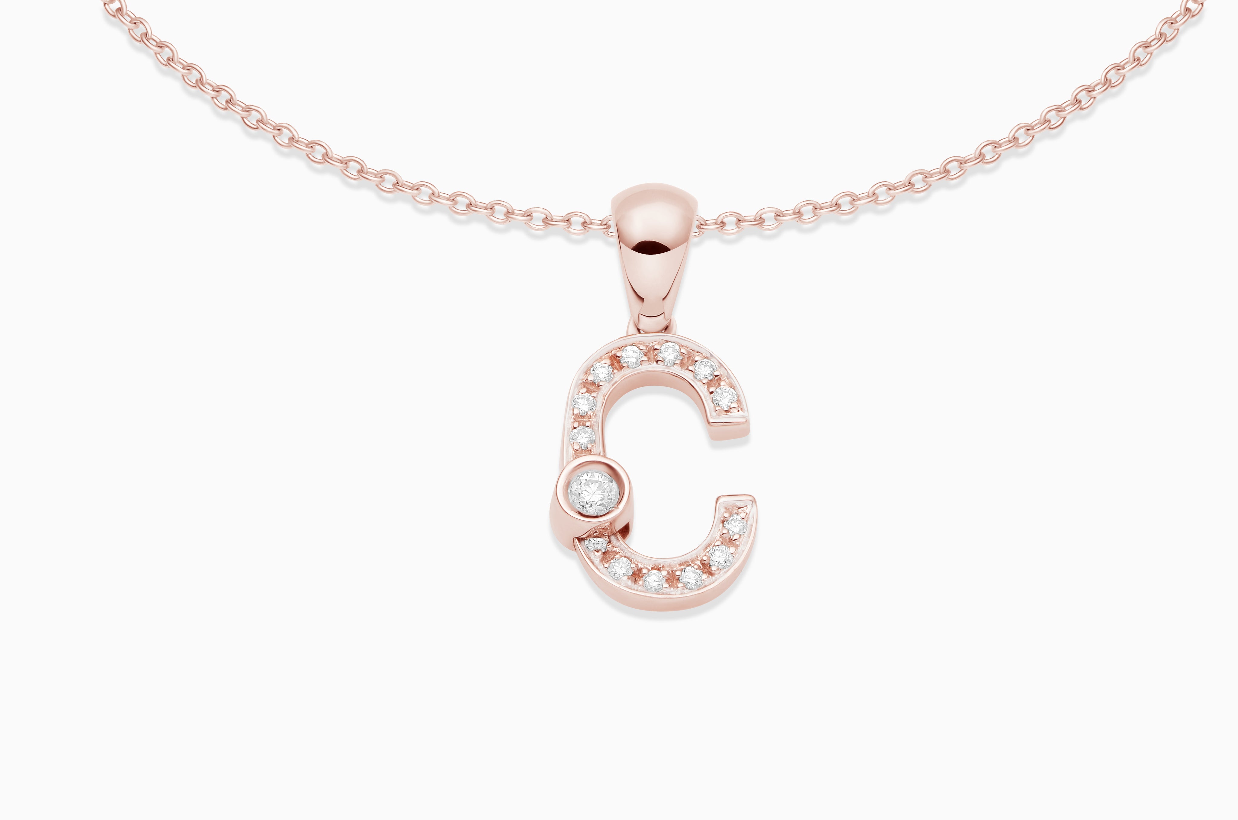 Joujou Diamond A-Z Necklace