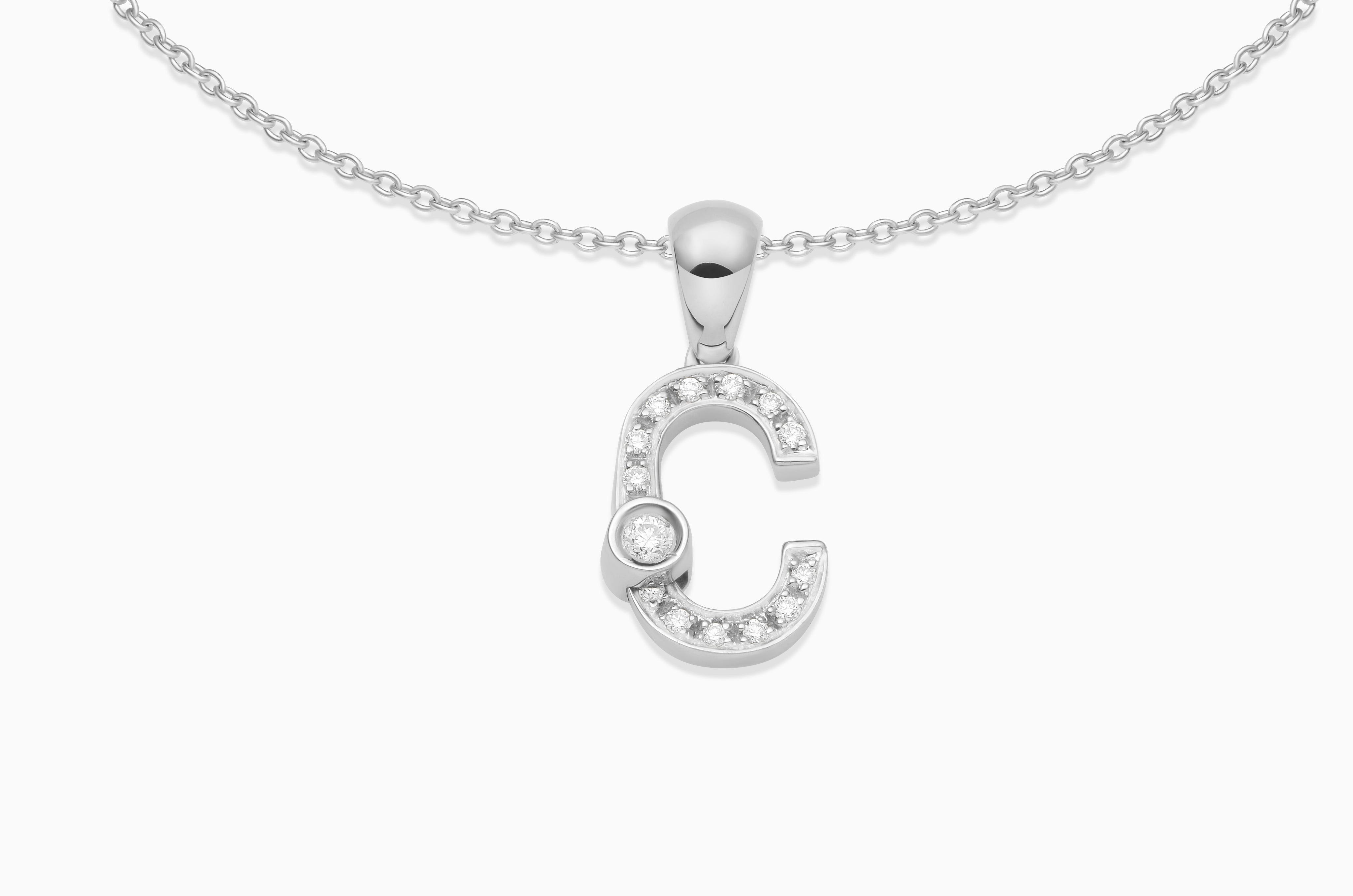 Joujou Diamond A-Z Necklace
