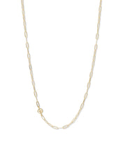 Classique Birthstone Paperclip Necklace