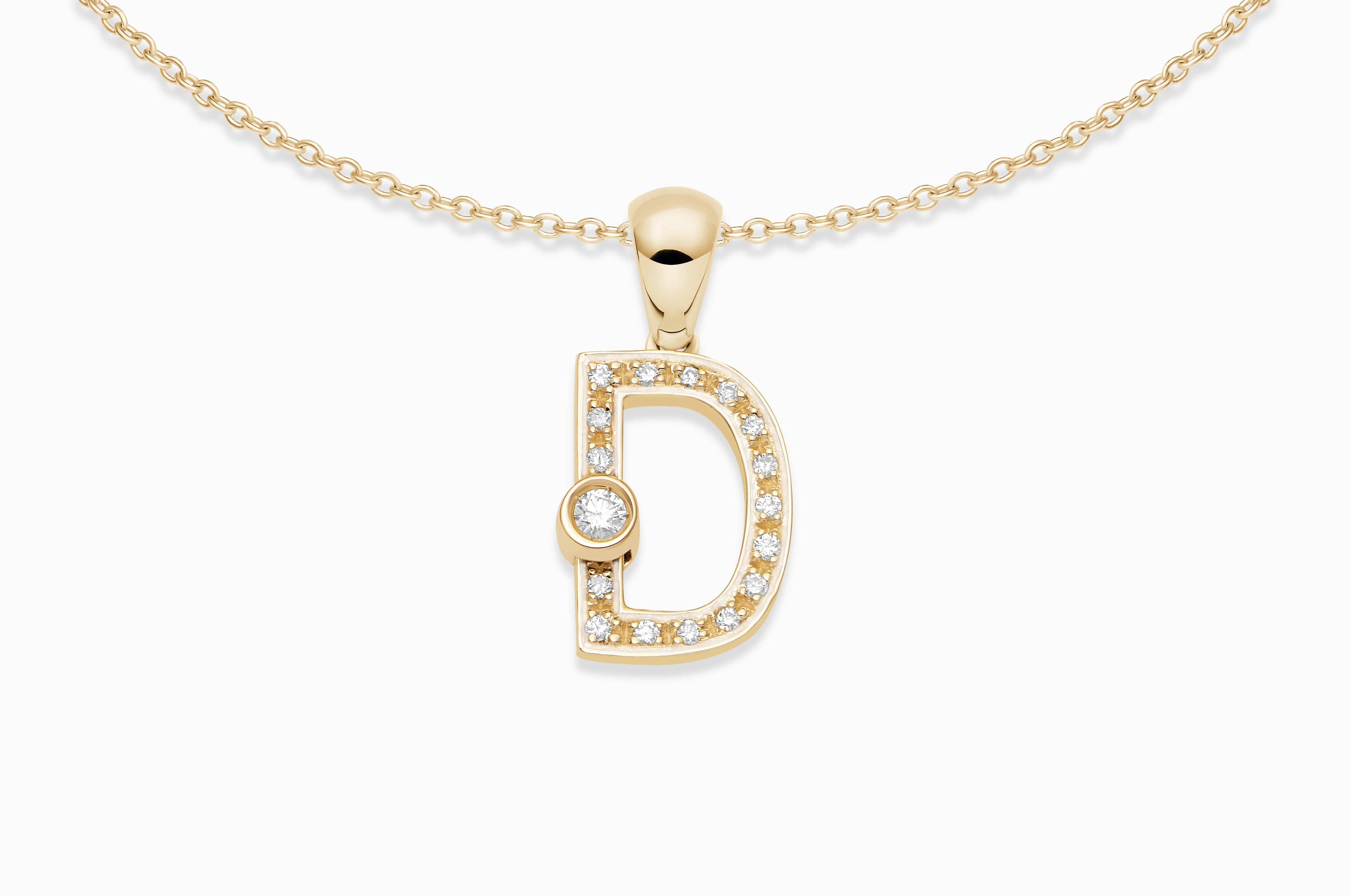 Joujou Diamond A-Z Necklace