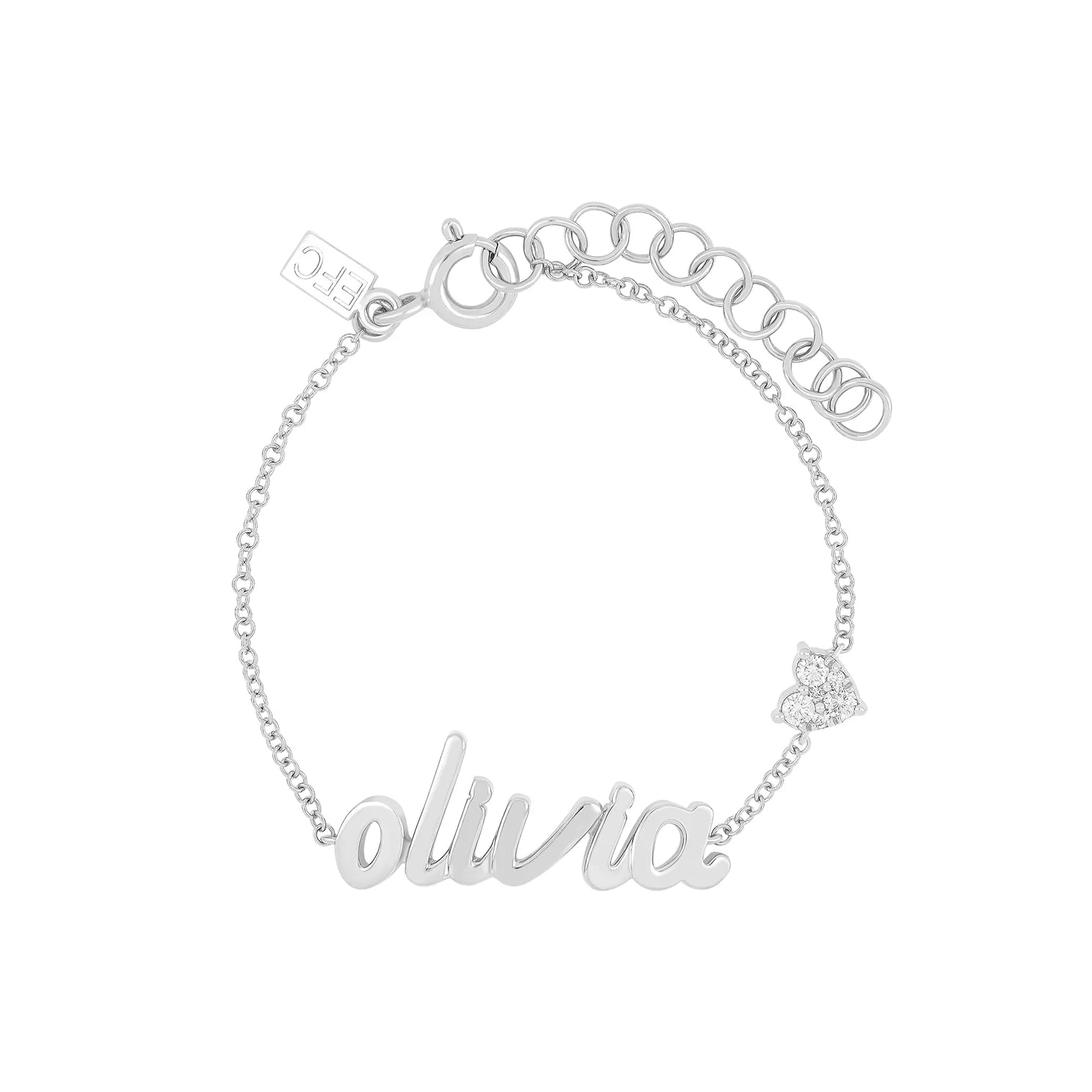 Bracelet With Diamond Heart