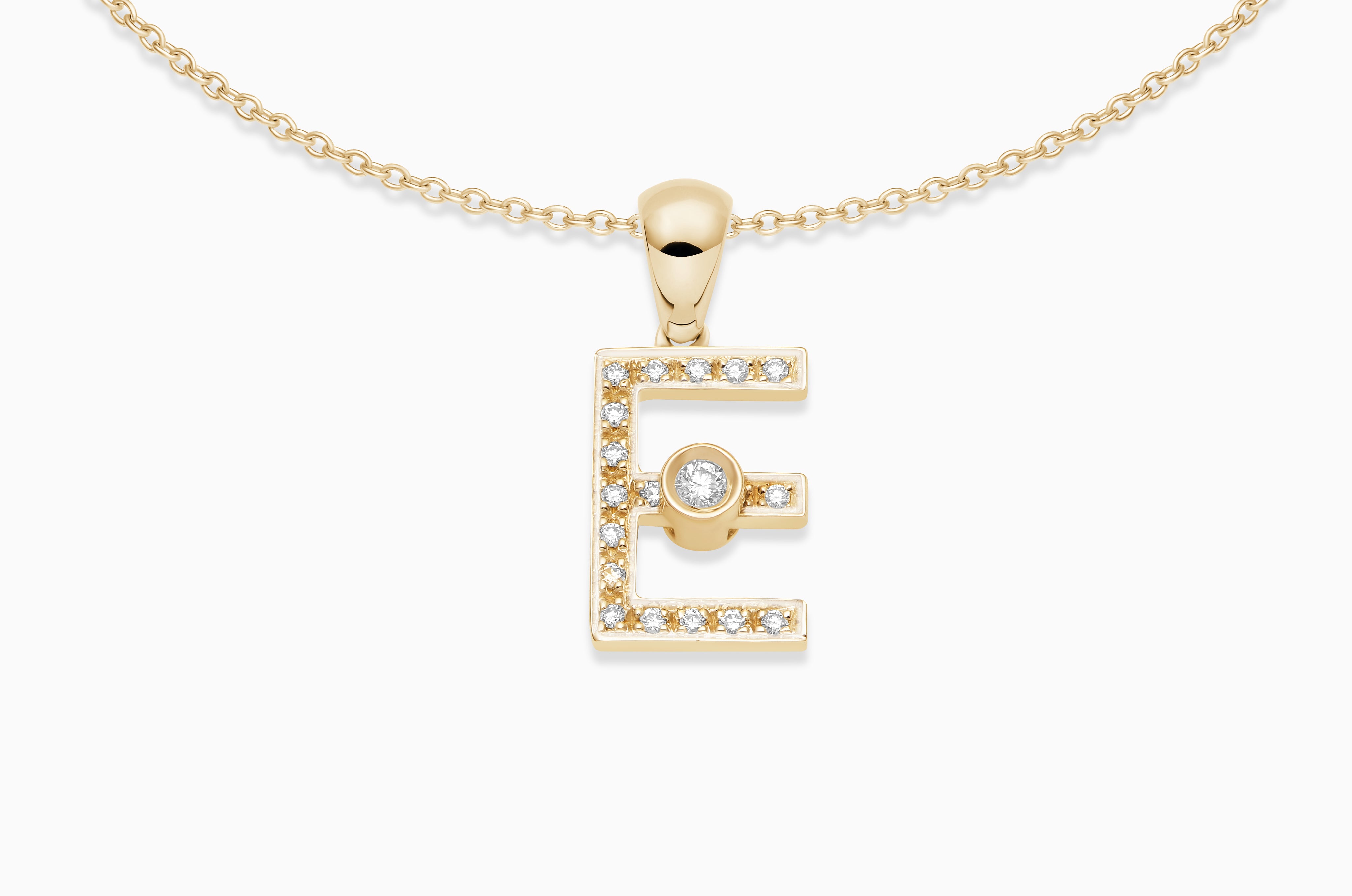 Joujou Diamond A-Z Necklace