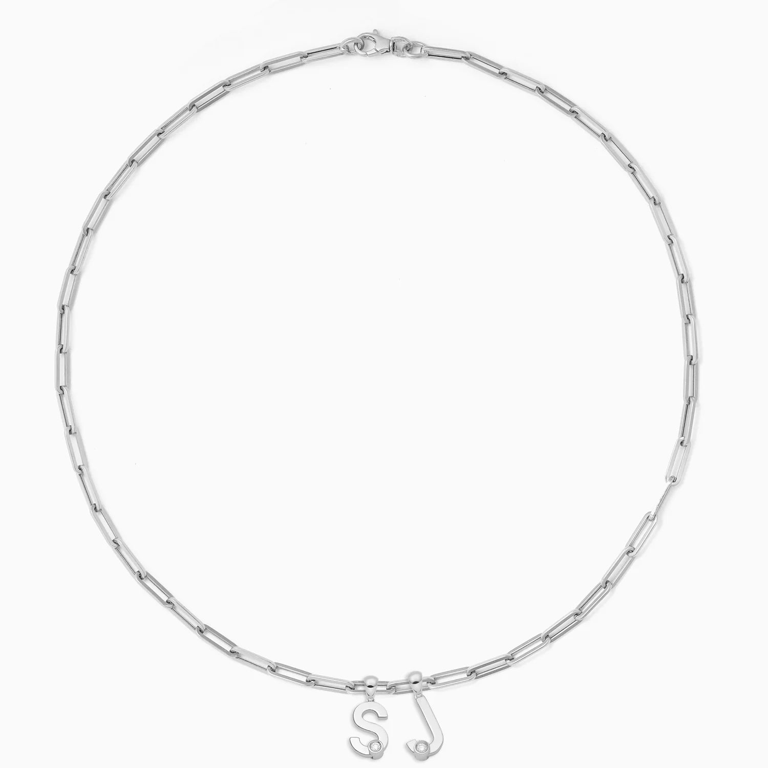 Essential Paperclip Chain & Joujou Initial Charms