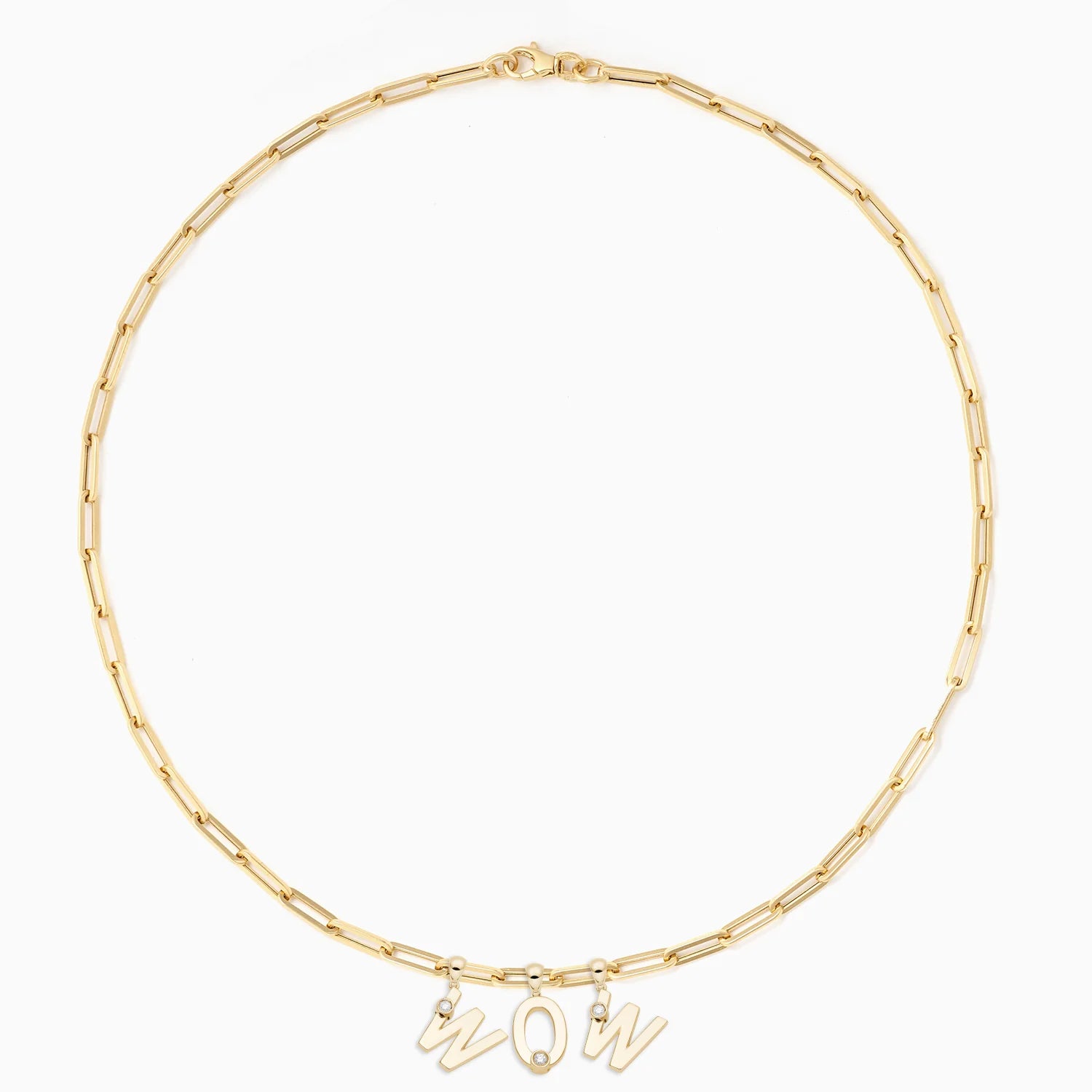 Essential Paperclip Chain & Joujou Initial Charms