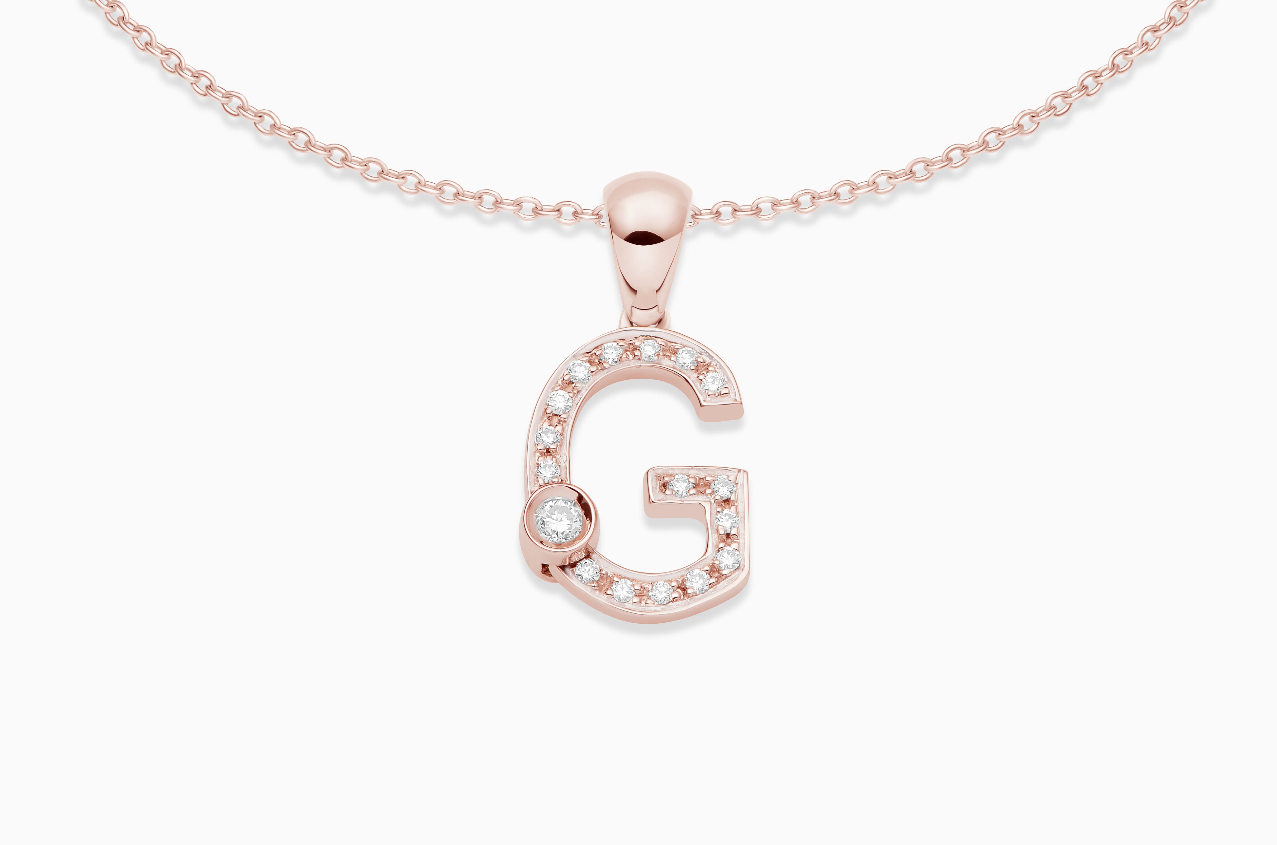 Joujou Diamond A-Z Necklace