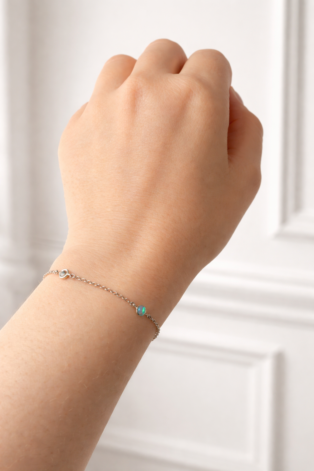 Birthstone Bezel Bracelet