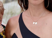 Child Silhouette Necklace 14K Gold