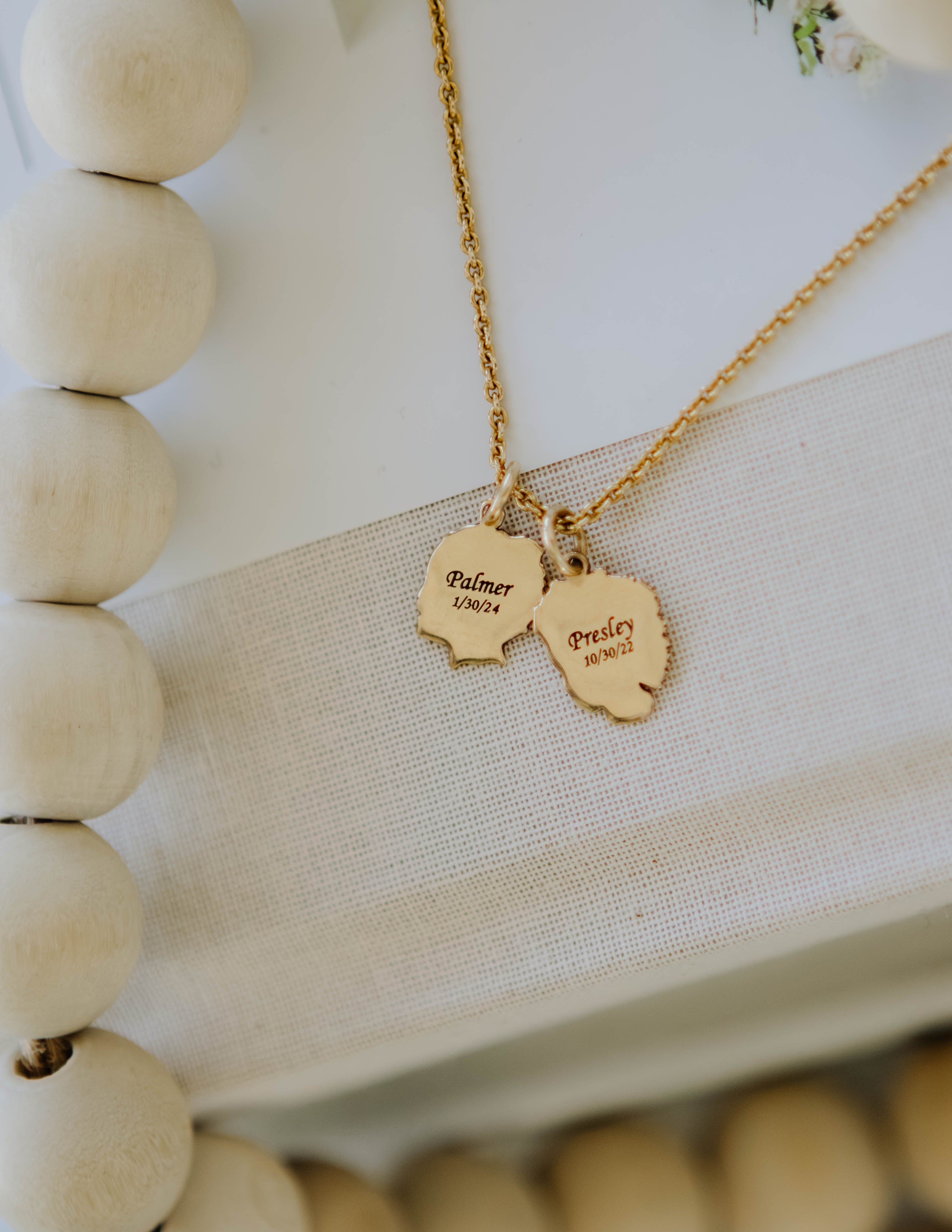 Child Silhouette Charm Tiny