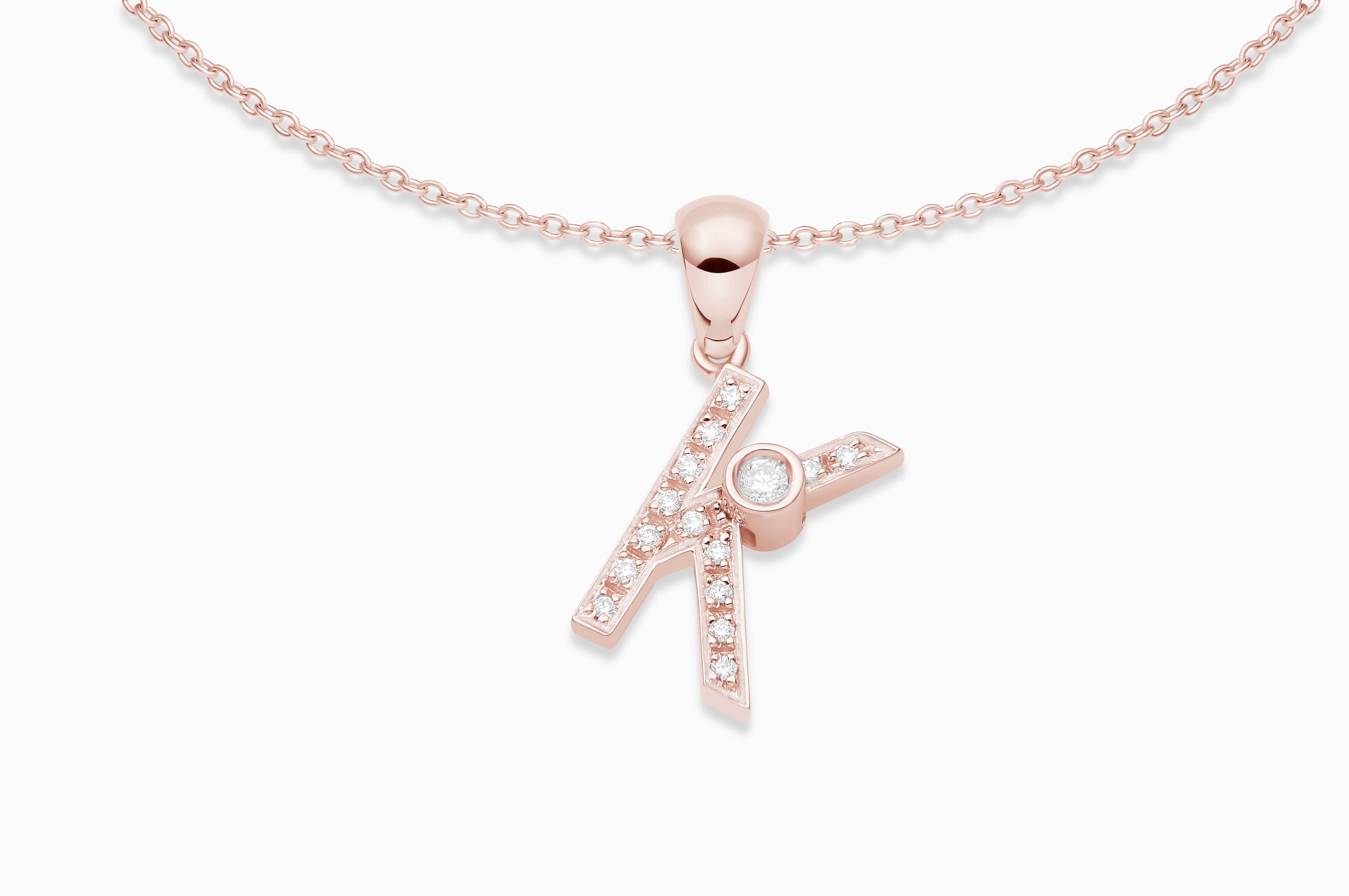 Joujou Diamond A-Z Necklace