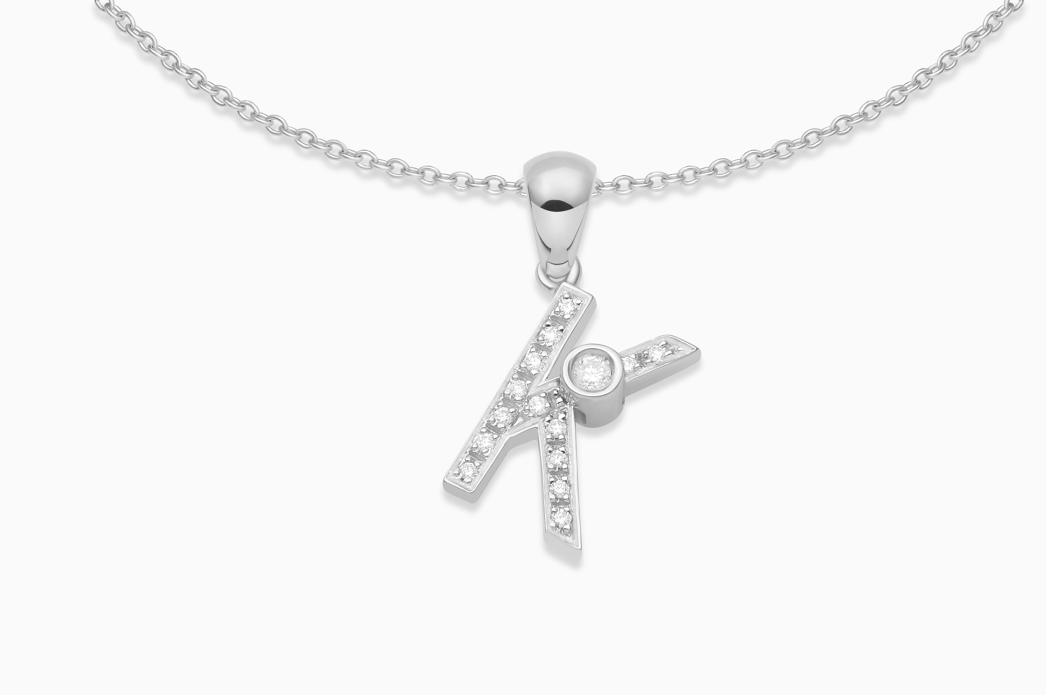 Joujou Diamond A-Z Necklace