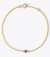 Birthstone Baby & Kids Bracelet Tourmaline