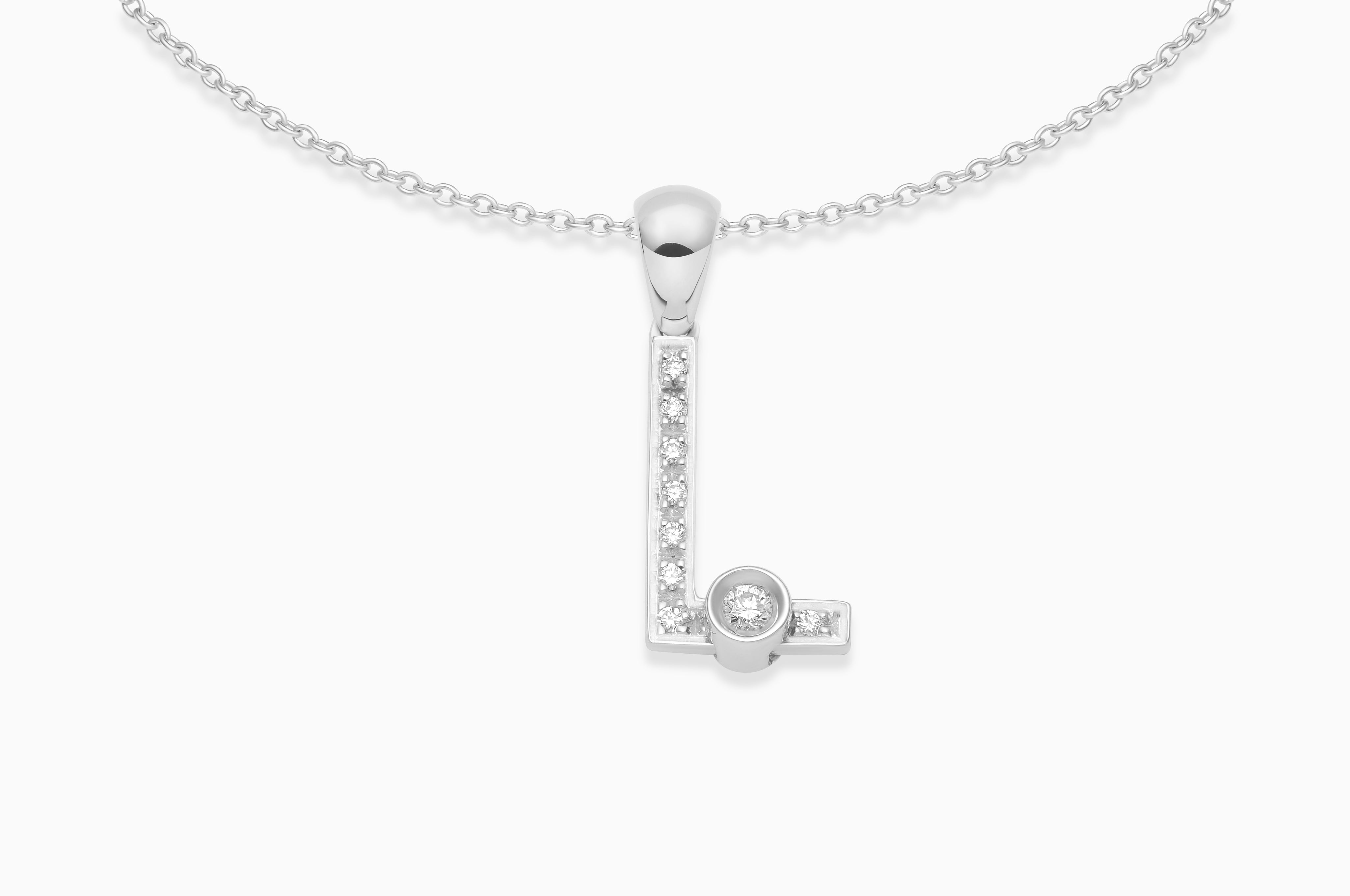 Joujou Diamond A-Z Necklace