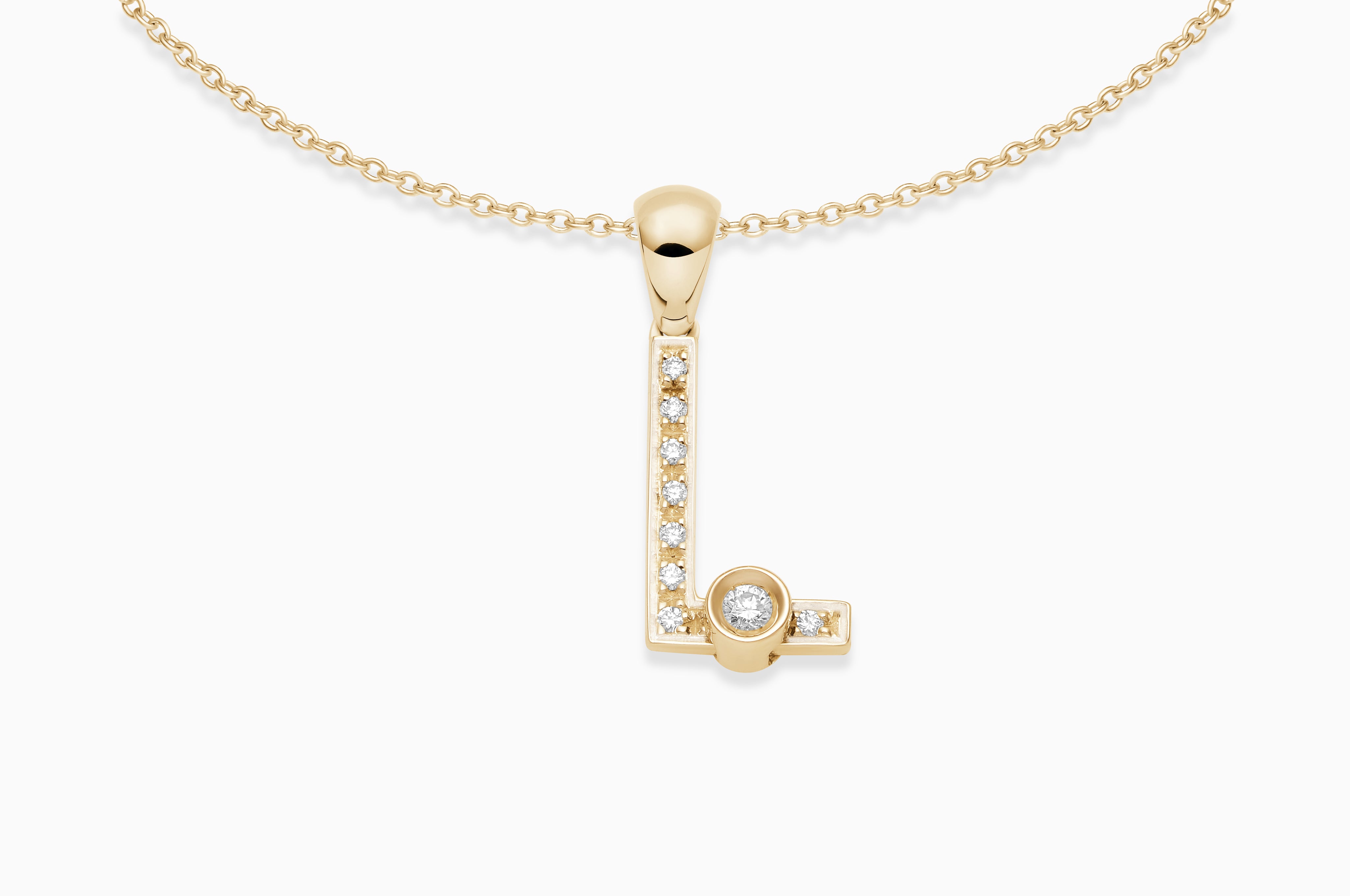 Joujou Diamond A-Z Necklace
