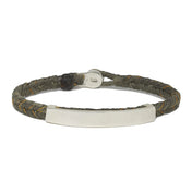 Men's Personalized Lookout Bracelet Army