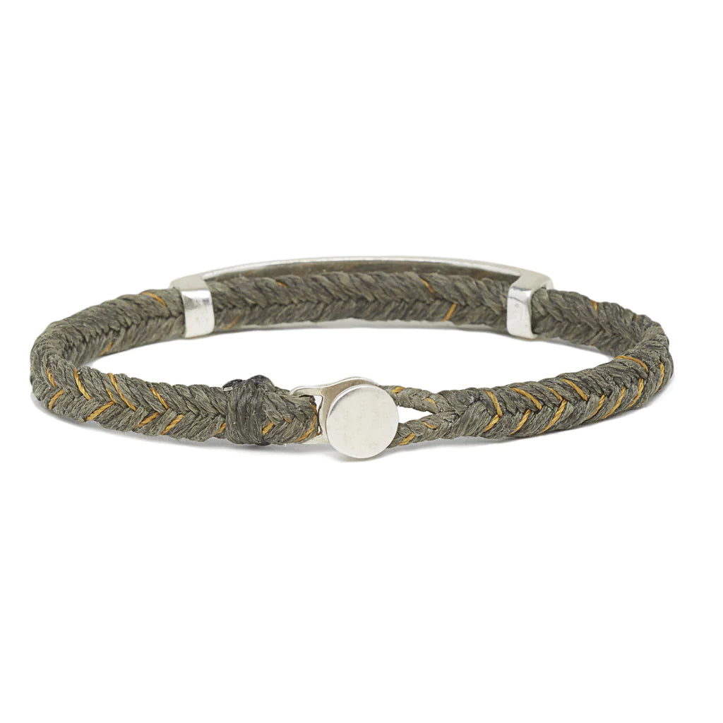 Men's Personalized Lookout Bracelet Army