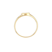Engraveable Mini Oval Signet Ring