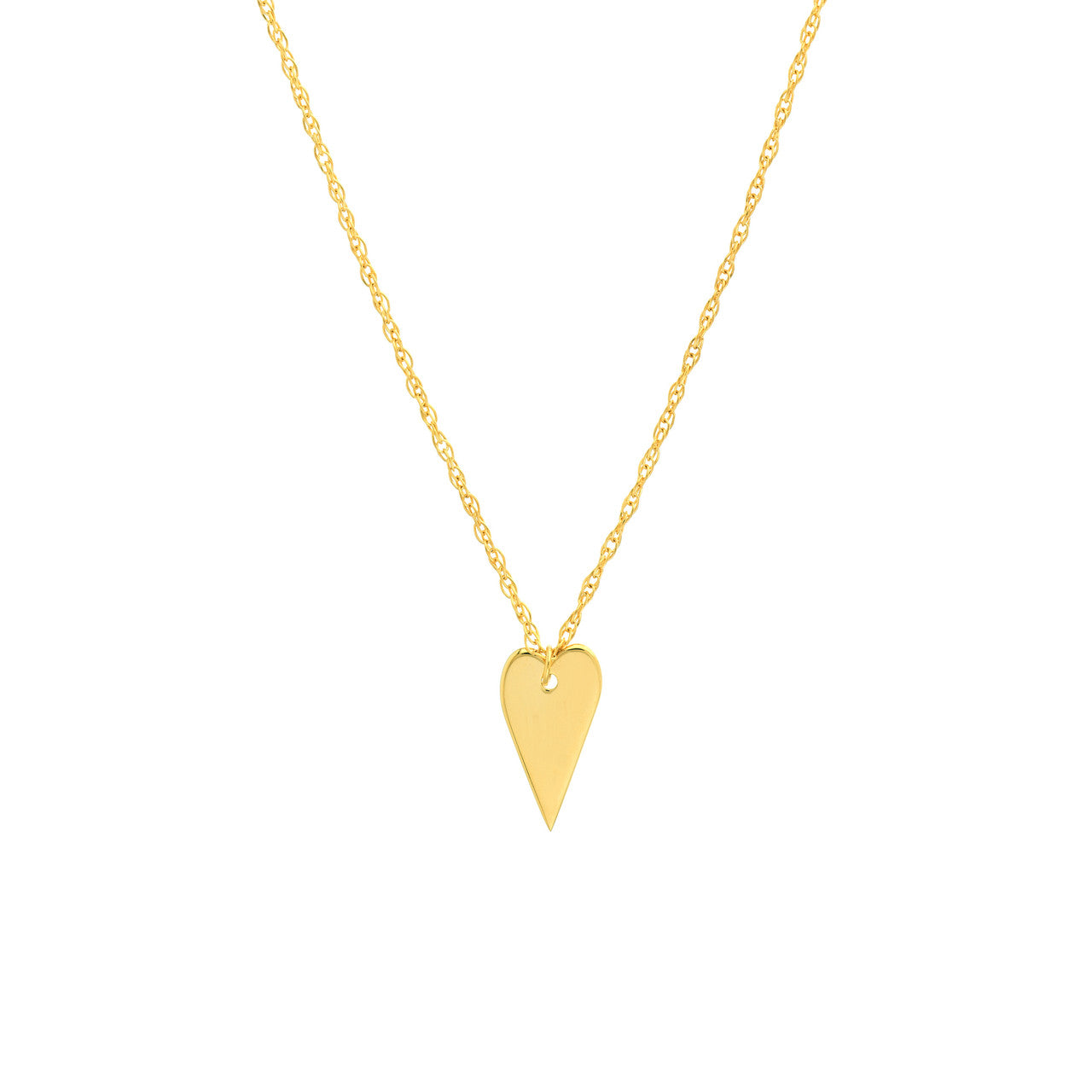 Mini Engravable Heart Necklace