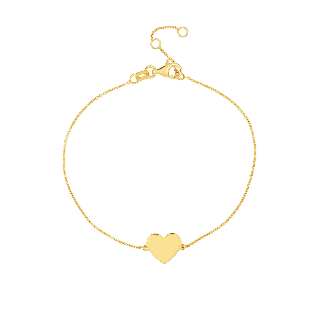 Engravable Heart Bracelet