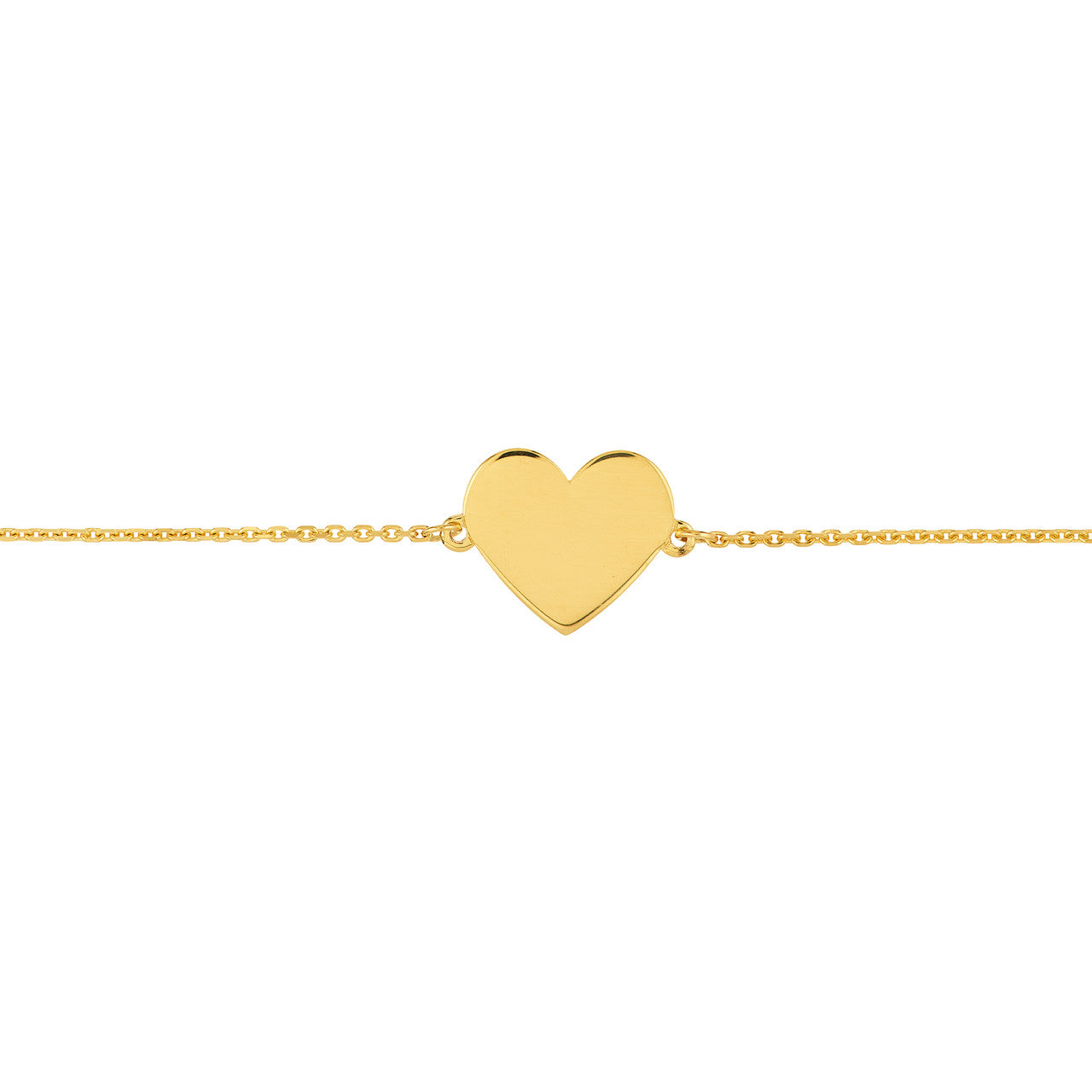 Engravable Heart Bracelet