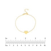 Engravable Heart Bracelet