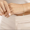 Blue Enamel Bead Piatto Chain Bracelet