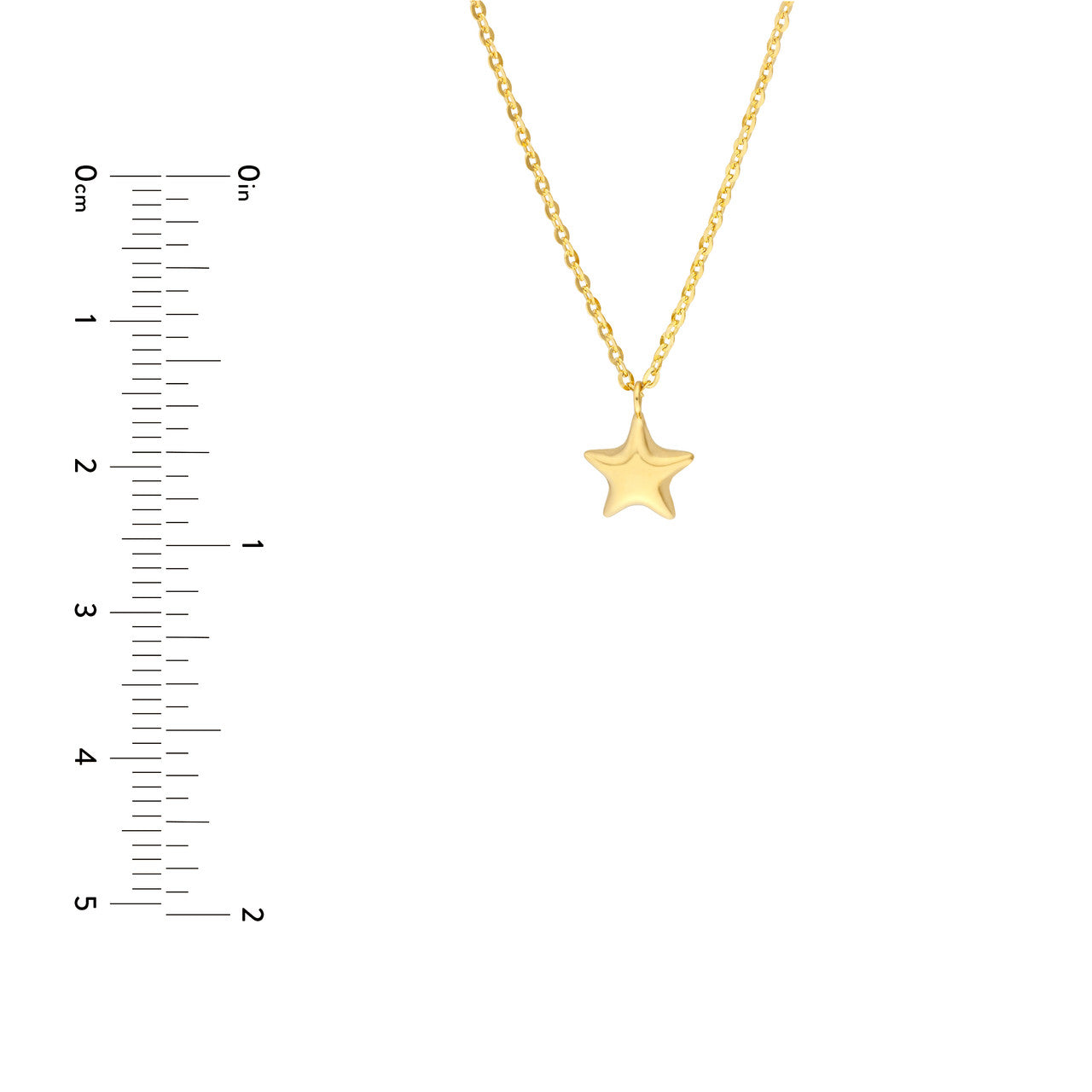 Kids Puff Star Necklace