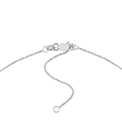 Flat Bubble Letter Nameplate Necklace Large