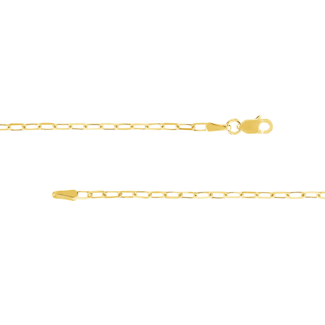 Gothic Nameplate Paper Clip Bracelet