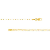 Gothic Nameplate Paper Clip Bracelet