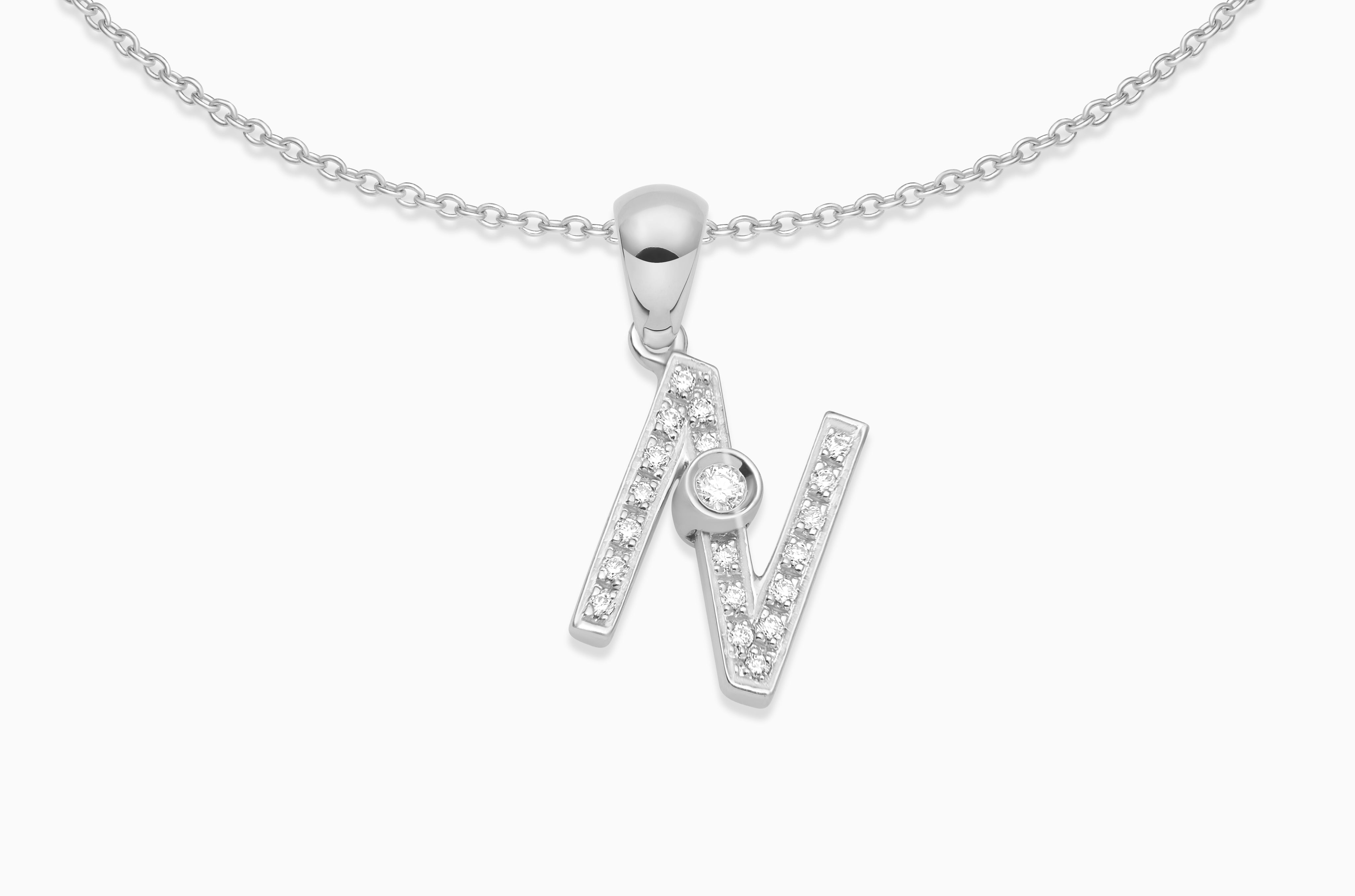 Joujou Diamond A-Z Necklace