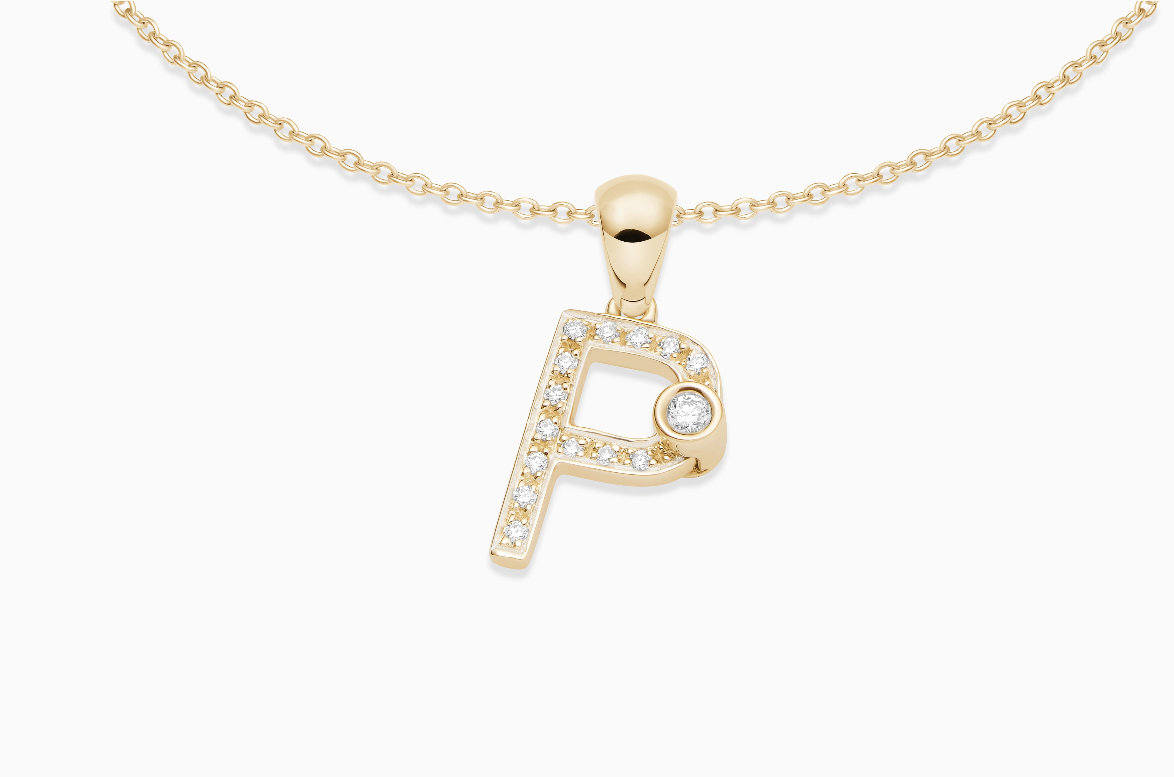 Joujou Diamond A-Z Necklace