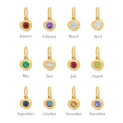 Pillow Birthstone Charm