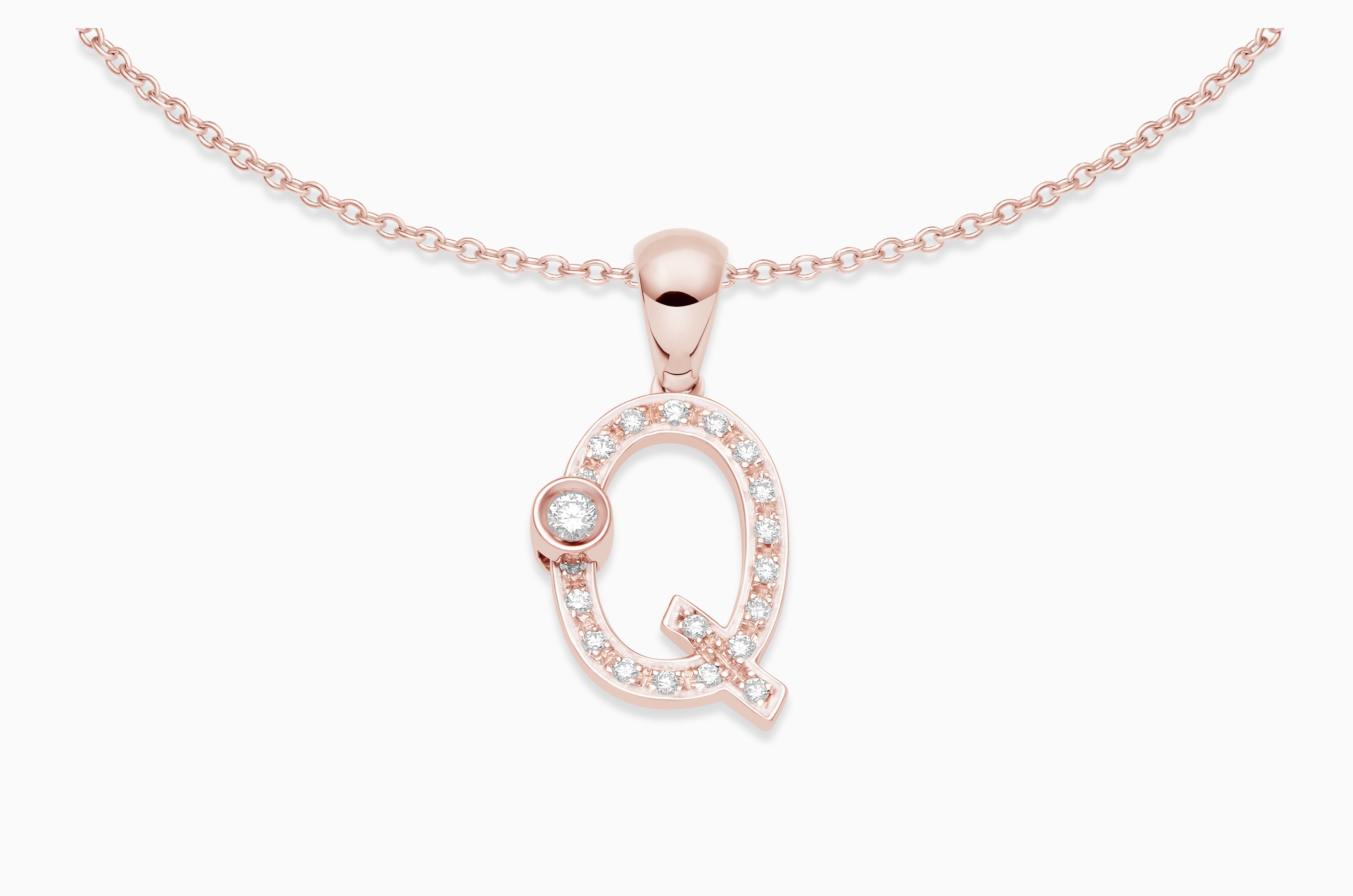 Joujou Diamond A-Z Necklace