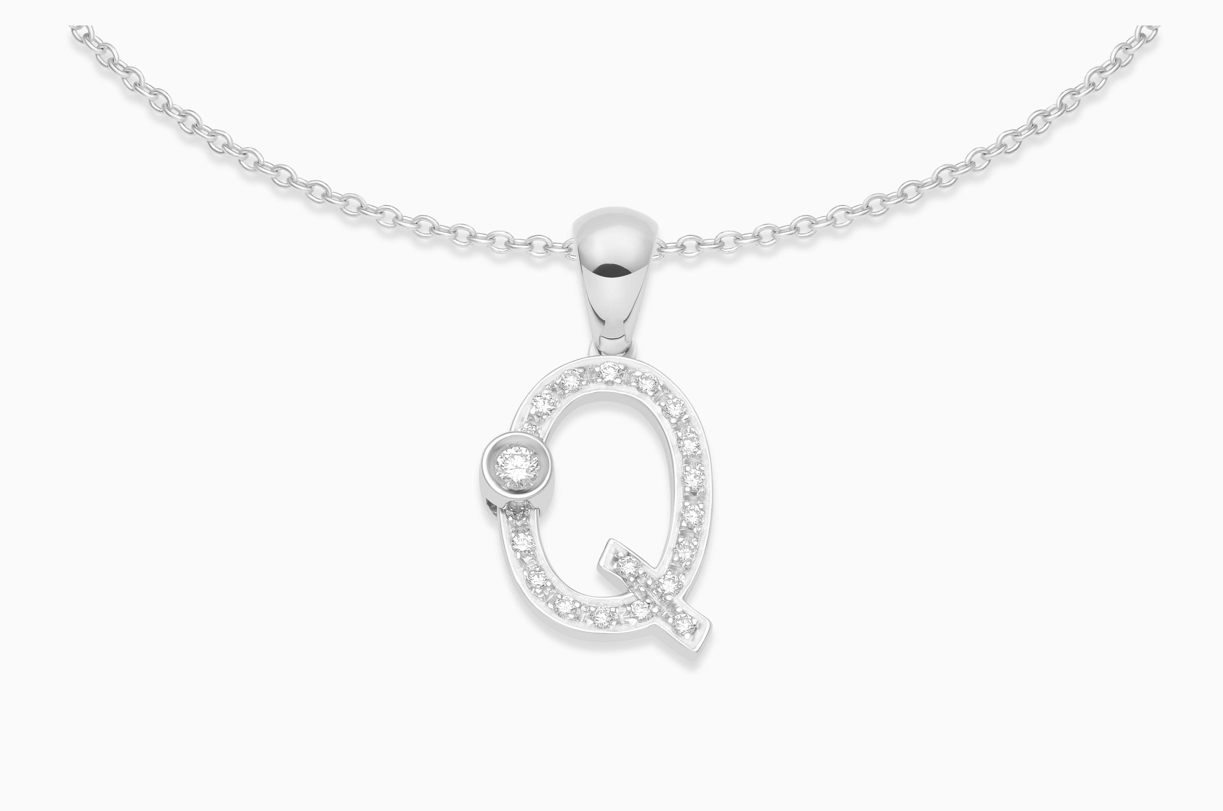 Joujou Diamond A-Z Necklace