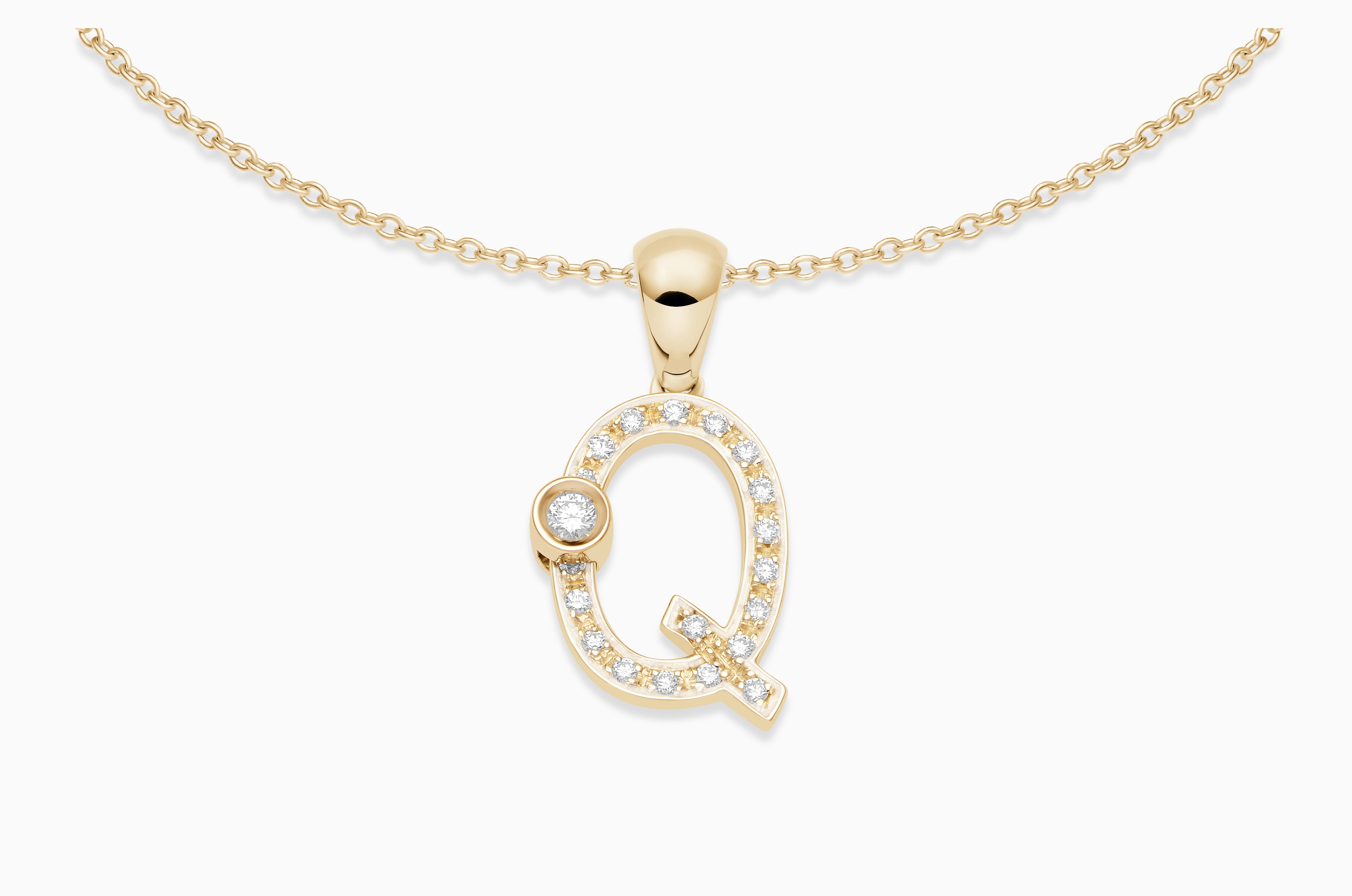 Joujou Diamond A-Z Necklace