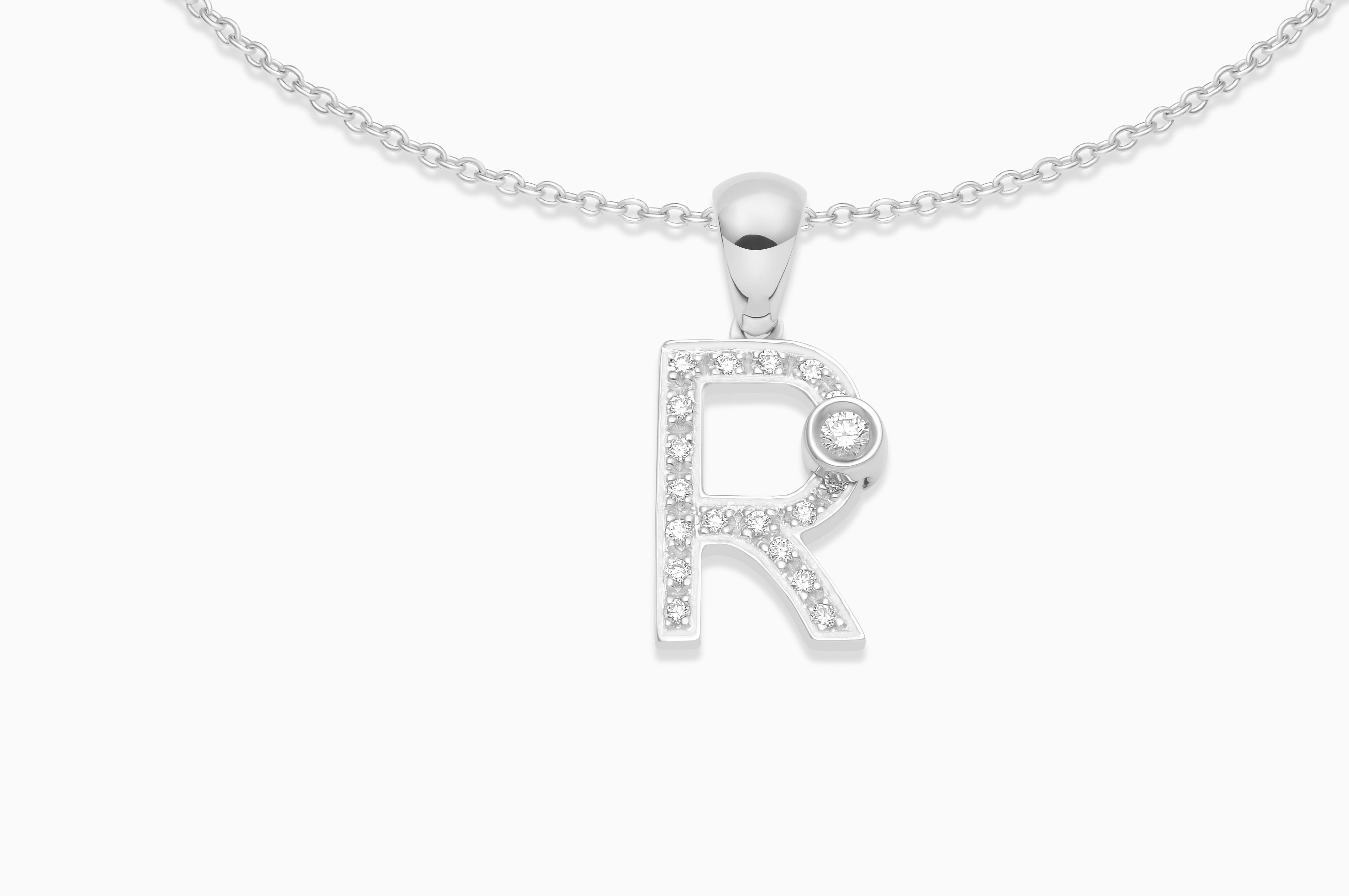 Joujou Diamond A-Z Necklace