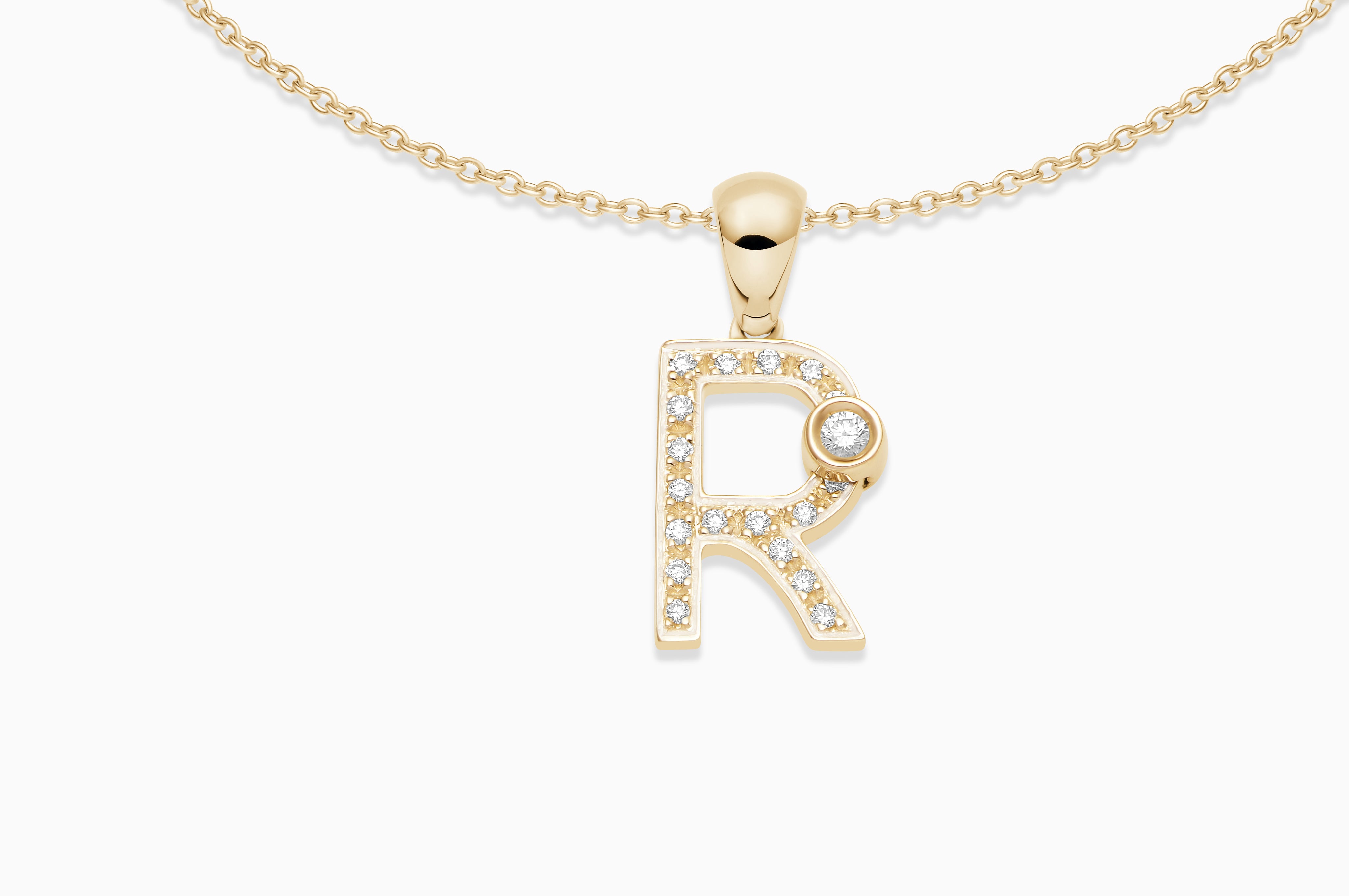 Joujou Diamond A-Z Necklace