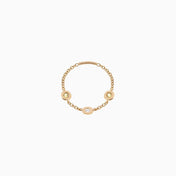Birthstone & Diamond Bezel Ring